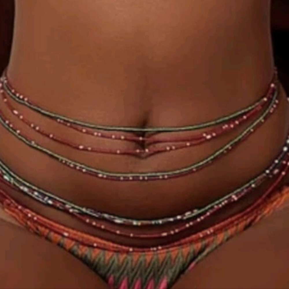 Women's 3pc Set Waist Beads - Picture 7 of 7